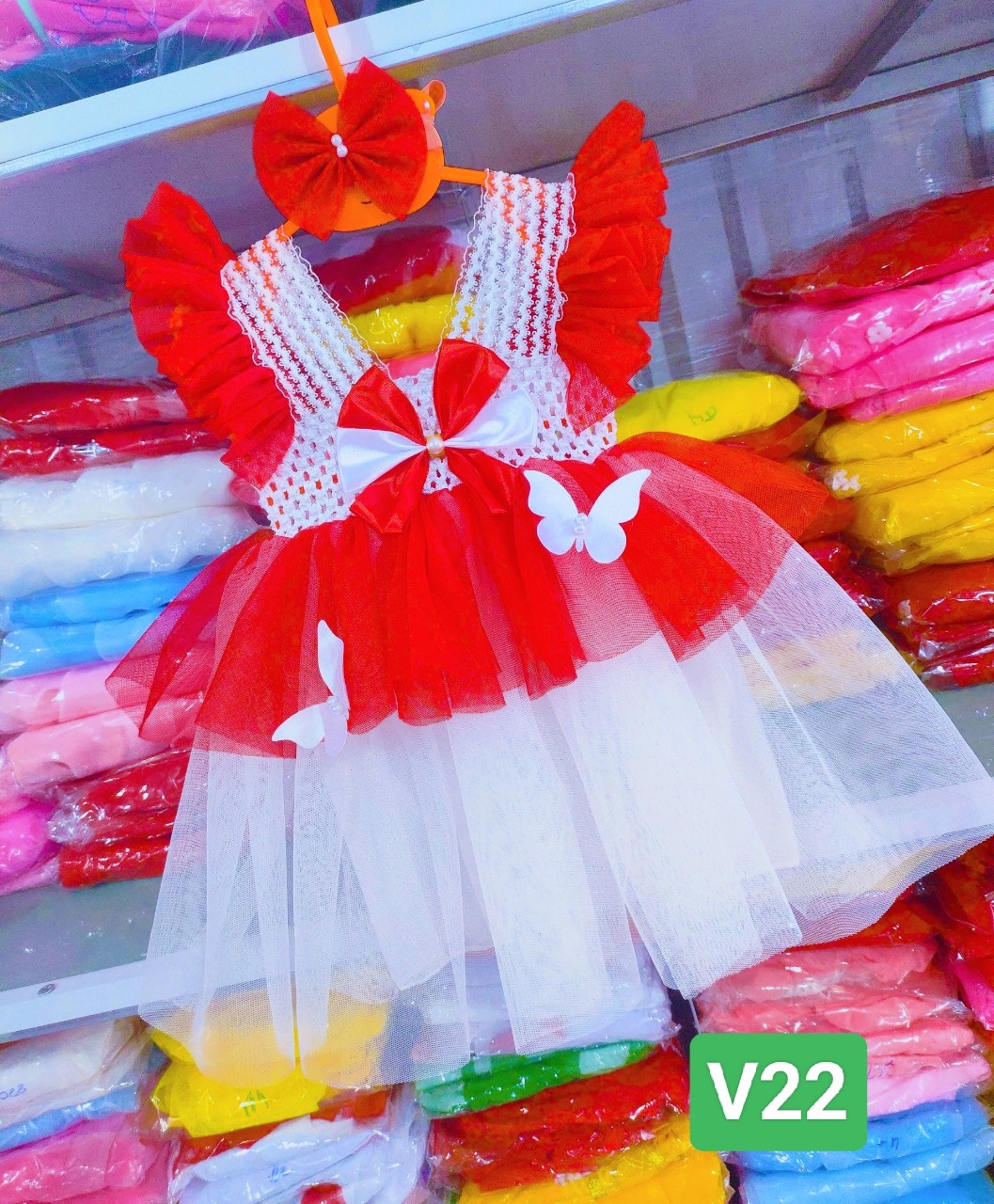 REESHIP-Đầm xòe công chúa bé gái, váy tutu dễ thương cho bé gái V22 ShopYanyan