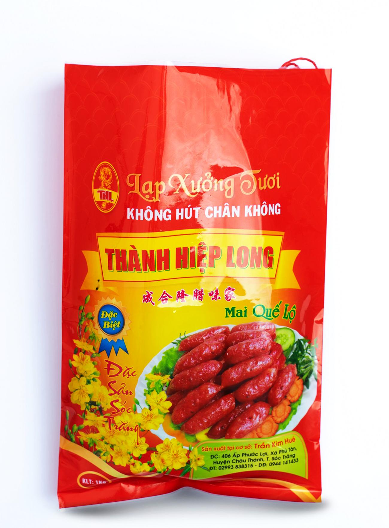 Lạp xưởng tươi mai quế lộ - không hút chân không - túi 500gr