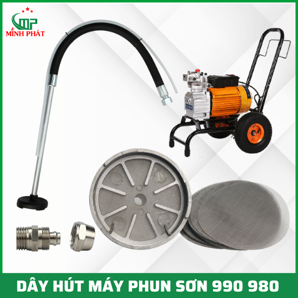 Dây hút máy phun sơn công nghiệp 990 Minh Phát, dây hút máy sơn 980.