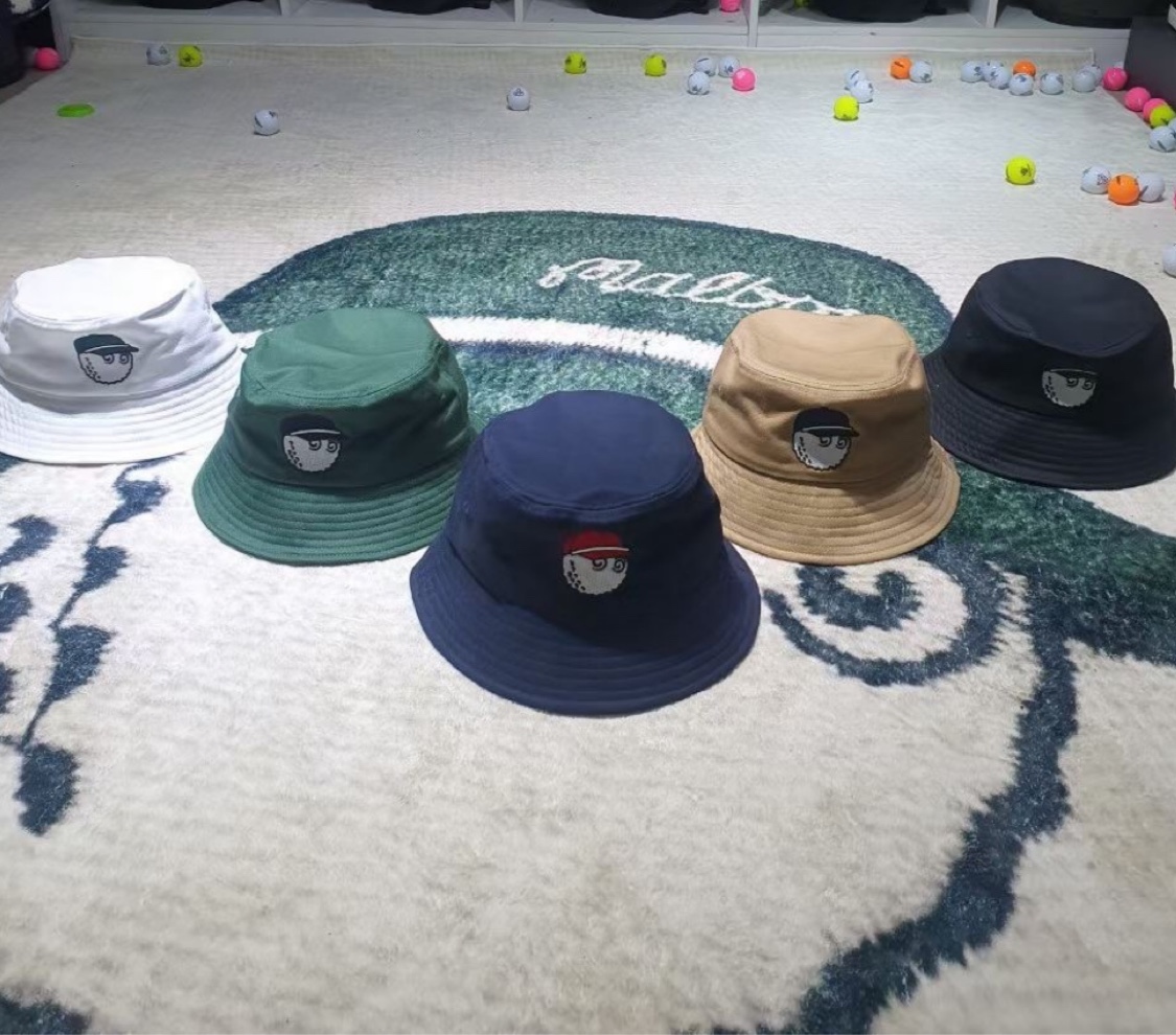 Pearly gates mark lona korean version of the counter ✵ south korea golf bucket hat malbon bald win bucket hat male and female couples