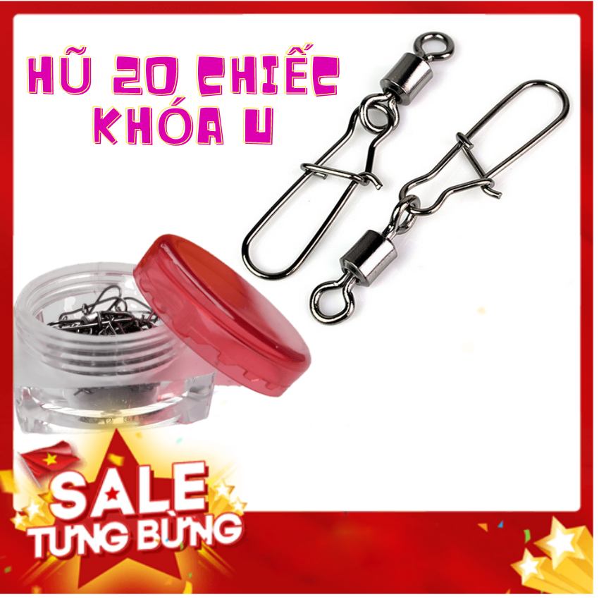 [Hàng đẹp] Khóa link Chống Xoắn Câu Cá Cao cấp Thép Đen siêu Chịu Lực Khóa linh câu cá, mà ní giá rẻ - Sanami Fishing