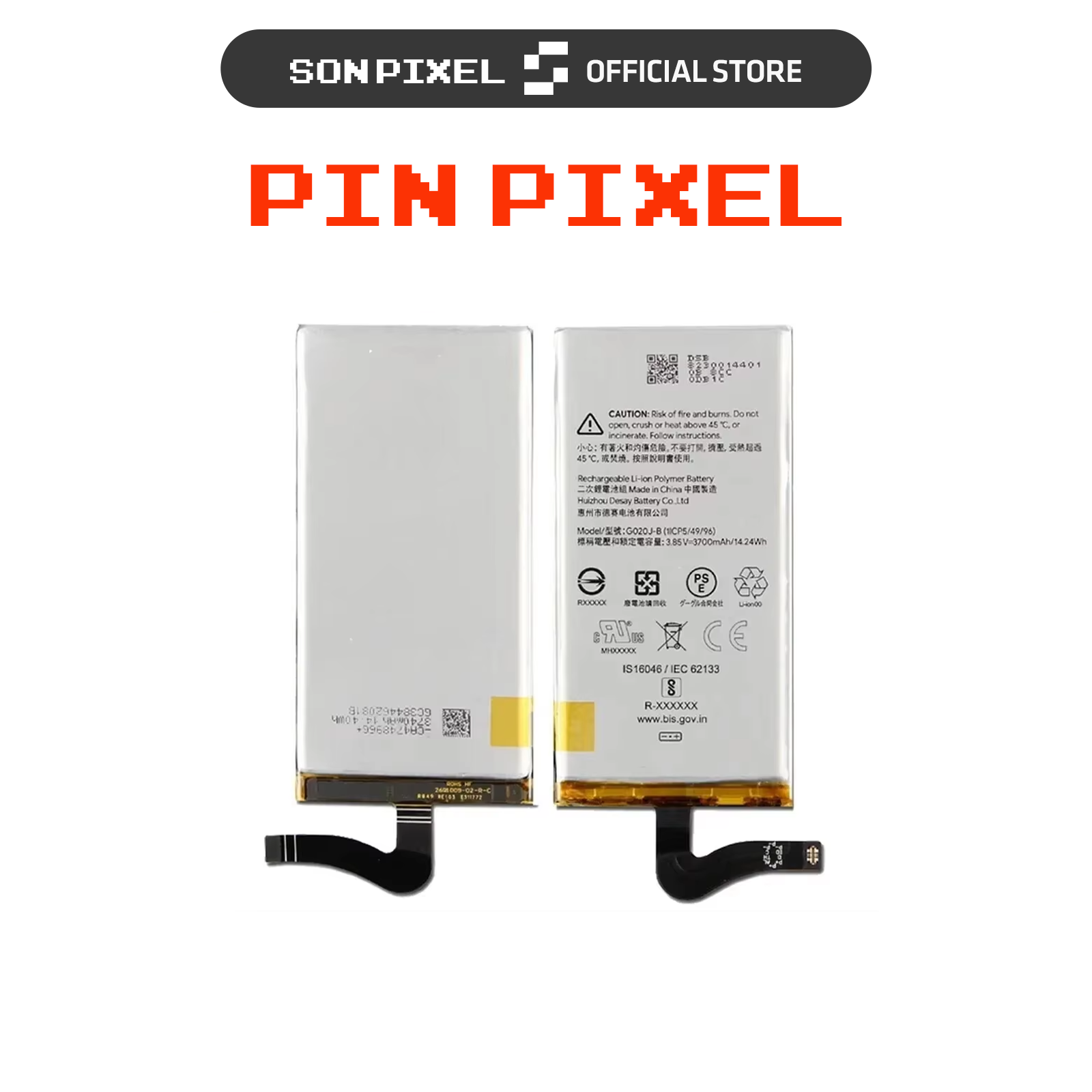 Pin Google Pixel 1, XL, 2, 3, 3XL, 4, 4XL Sonpixel
