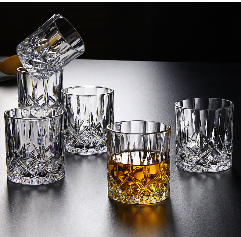 Bộ 6 cốc thủy tinh cao cấp, 6 ly thủy tinh trong suốt
