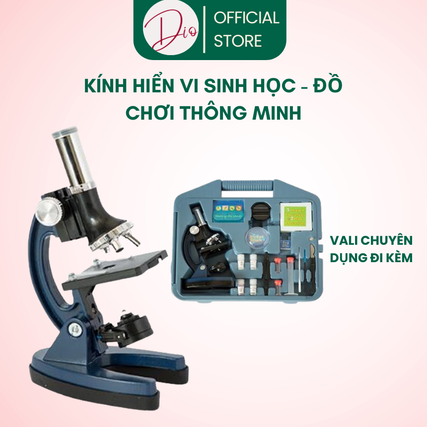 Kính hiển vi sinh học 100x -1200x phóng đại cao dành cho học sinh - kính hiển vi quang học cho trẻ em