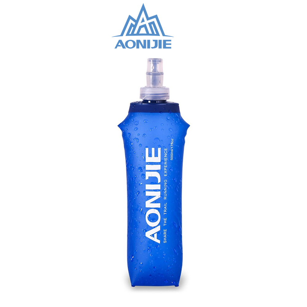 Bình nước mềm có nắp aonijie – dung tích 250ml, 500ml