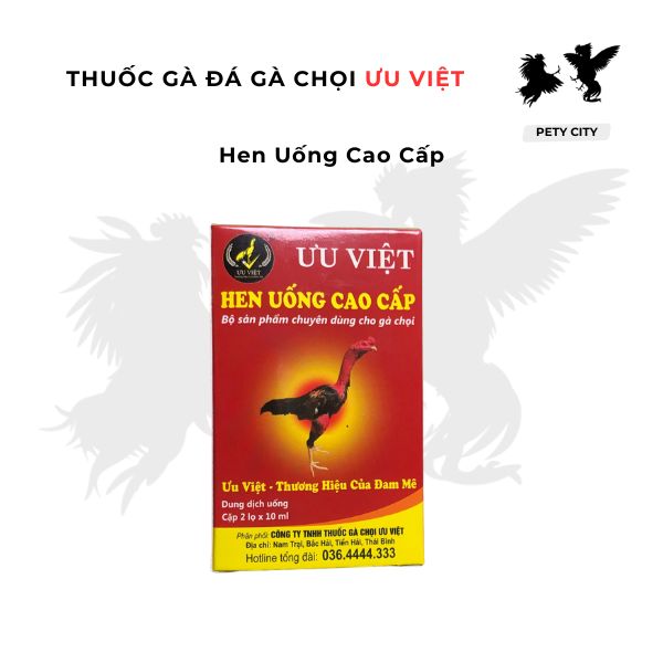 Thuốc chữa hen gà đá gà chọi dạng uống cao cấp ưu việt