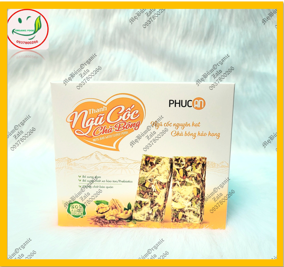 [HCM]Bánh Ngũ Cốc Chà Bông Dinh Dưỡng CaoBánh Cho Người Ăn Kiêng Giảm Cân Phúc An 100Gr - (05 Gói X 20Gr)