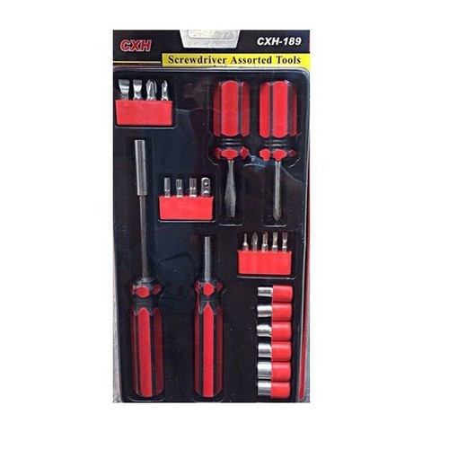 Bộ tua vít đa năng 23 món - bộ tua vít đỏ