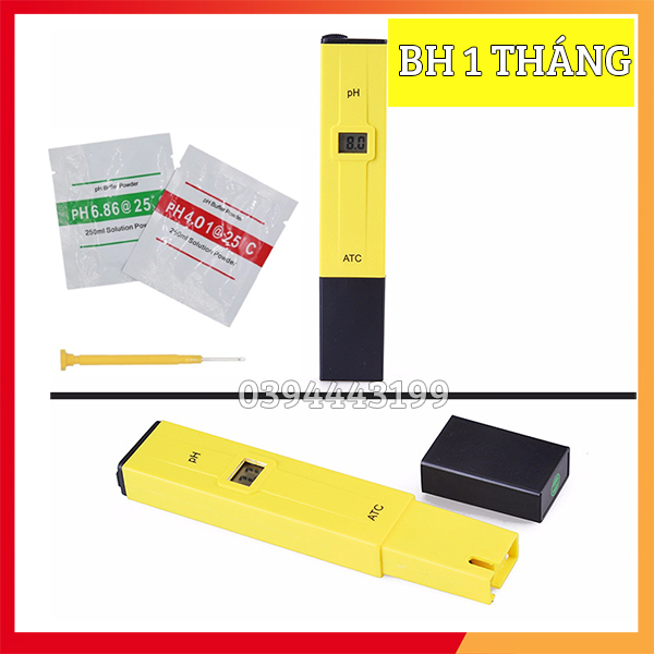 (Bảo Hành 1 Tháng) Bút đo độ PH ATC - Đo nước, bể cá, thủy canh aquaponic