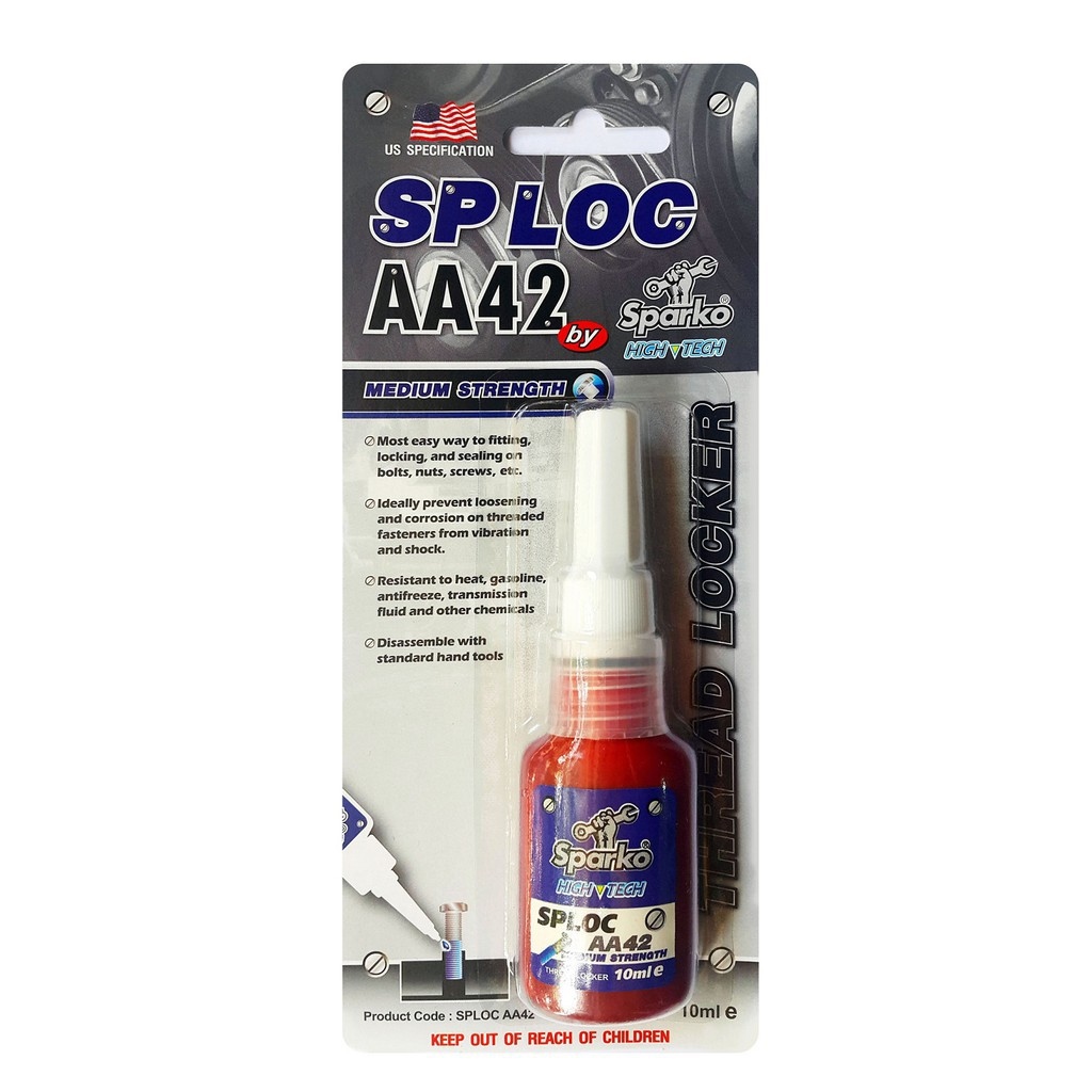 Keo khóa ren SPLOC AA42 10ml- khóa và dính cứng các loại ốc vít có ren khả năng chịu nhiệt cao HOT SALE