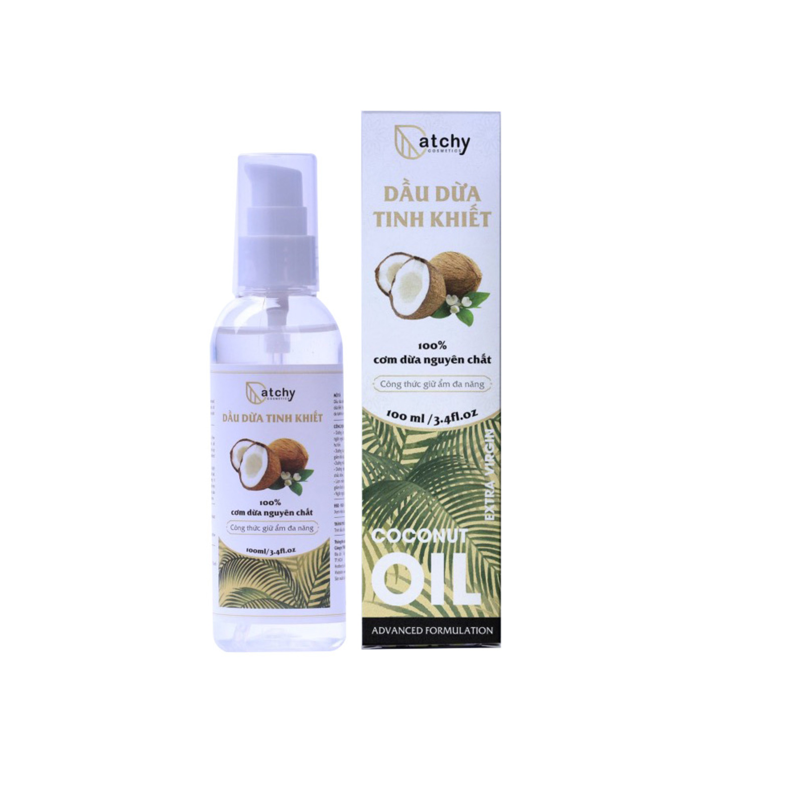 Dầu dừa tinh khiết catchy - chai 100ml