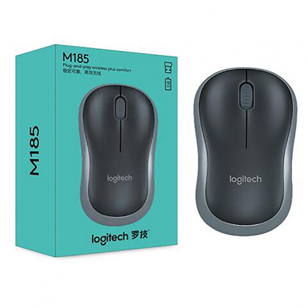 Chuột không dây logitech m185 1000dpi cho máy tính