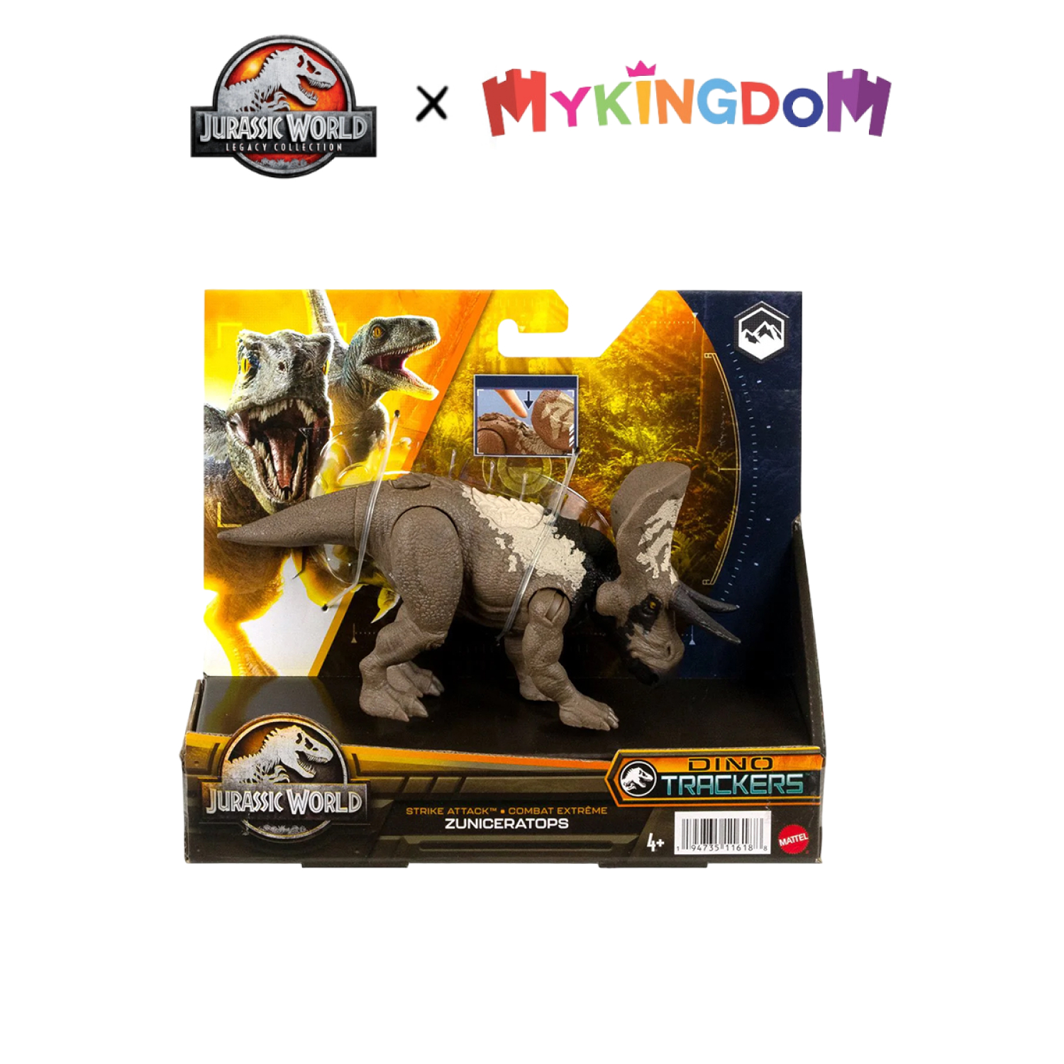 Đồ chơi jurassic world mattel khủng long tấn công zuniceratops hln66/hln63