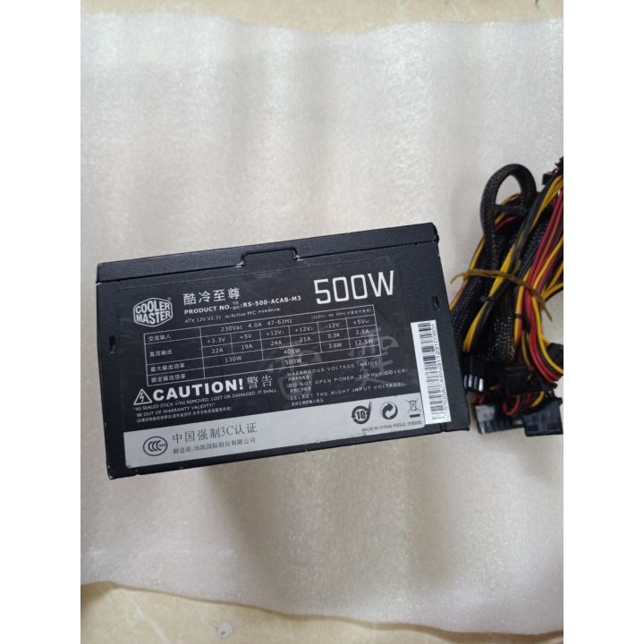 Nguồn máy tính Cooler Master 500W Màu Đen