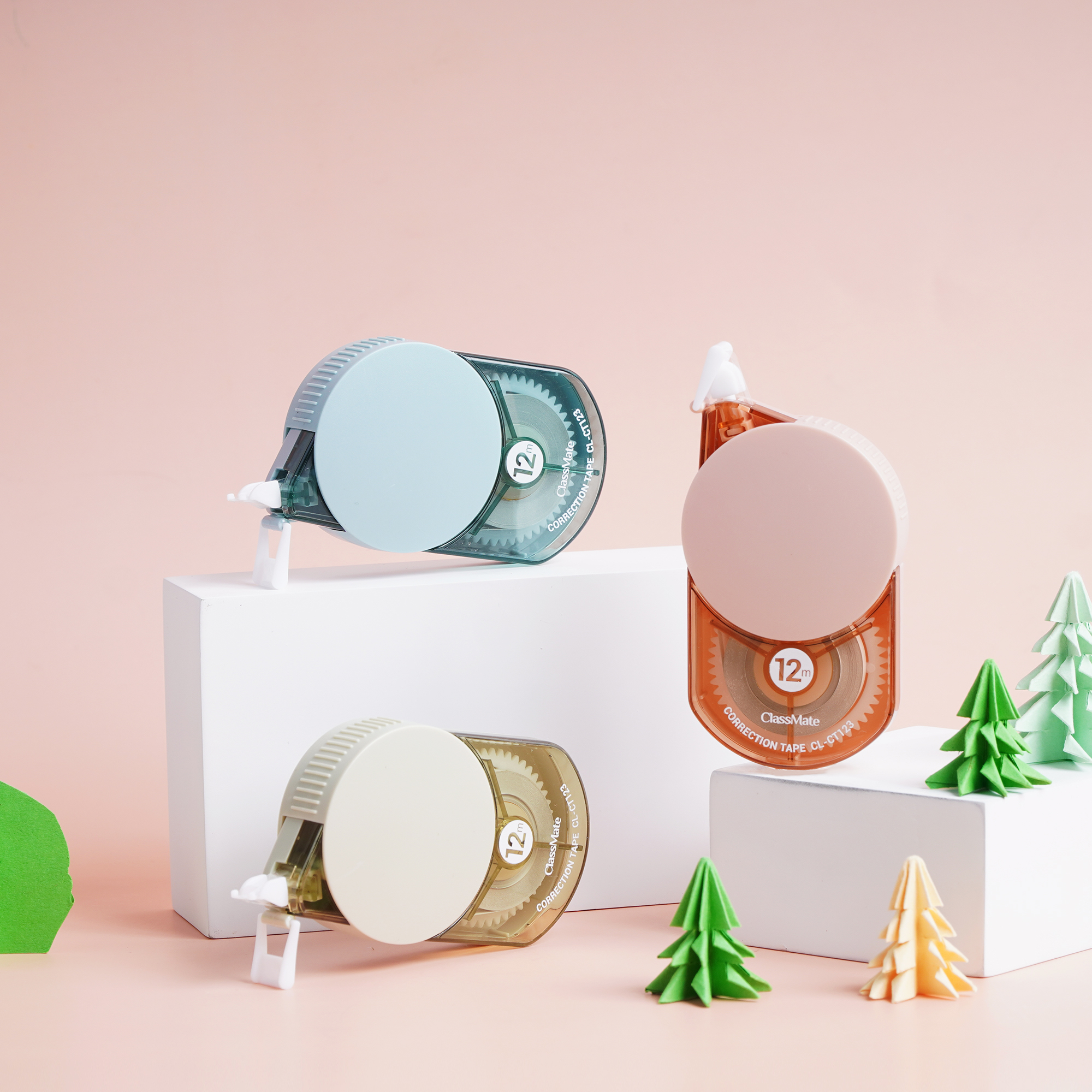 Bút Xóa Kéo Classmate Thiết Kế Đa Dạng Mẫu Mã, Băng Xóa Cao Cấp Đầy Đủ Màu Sắc Cho Học Sinh