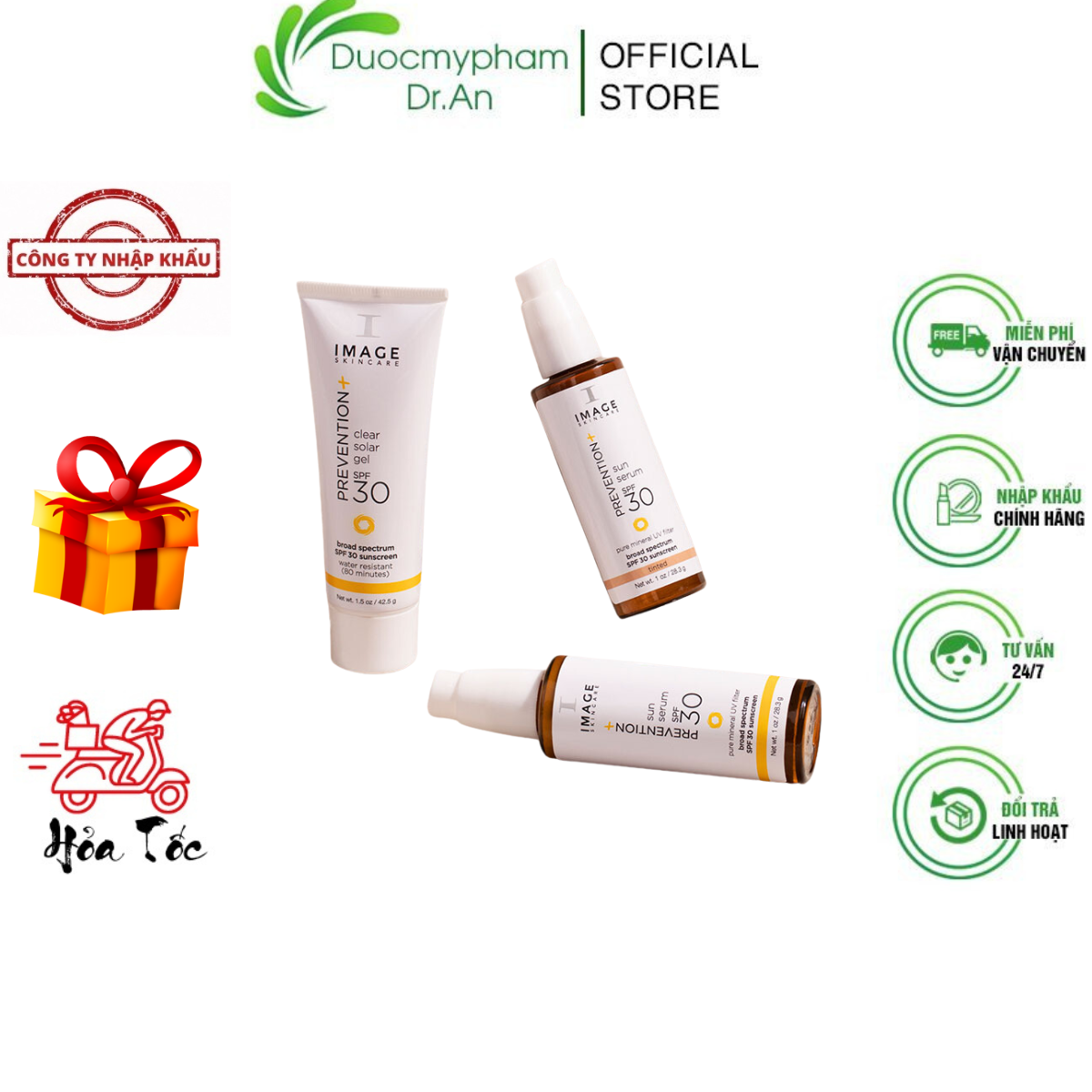 Imported imported-Image Skincare prevention Sun Serum SPF 30 + for all