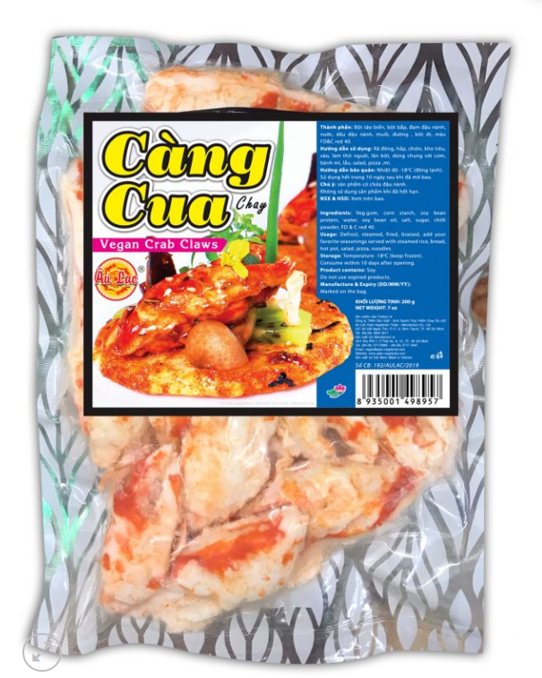 Càng cua chay âu lạc 200g