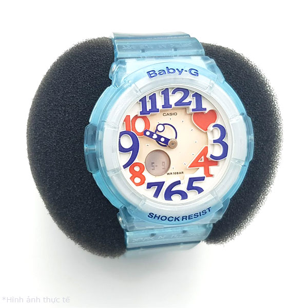 Đồng hồ nữ dây nhựa kim-điện tử casio baby-g bga-131-2bdr