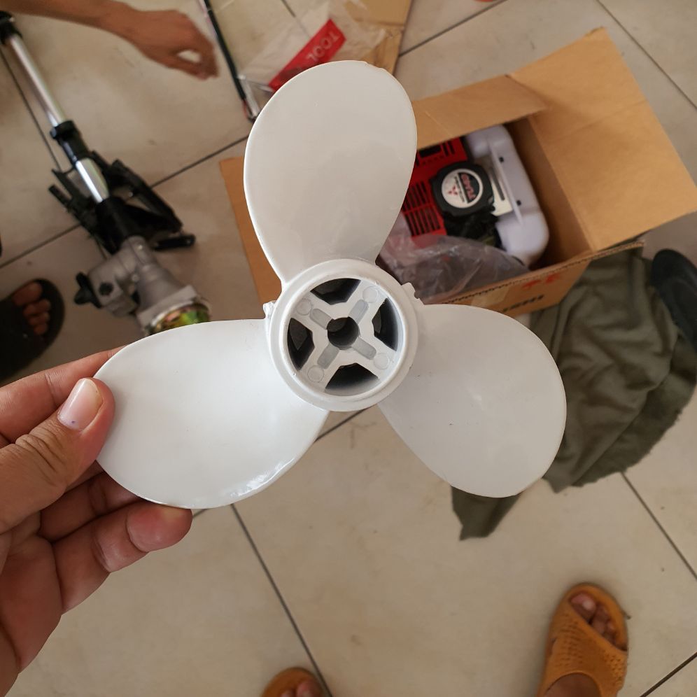 [FreeshipMAX] [Bao ship] Chân vịt chạy ghe xuồng, Chân vịt thép sơn tĩnh điện loại tốt