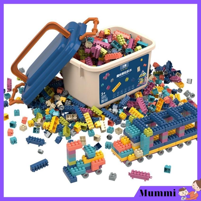 Đồ chơi Lego xếp hình khối bằng nhựa an toàn cho bé trai và bé gái 3 4 5 6 7 tuổi. Đồ chơi ghép hình trí tuệ cho trẻ em MUMMI34