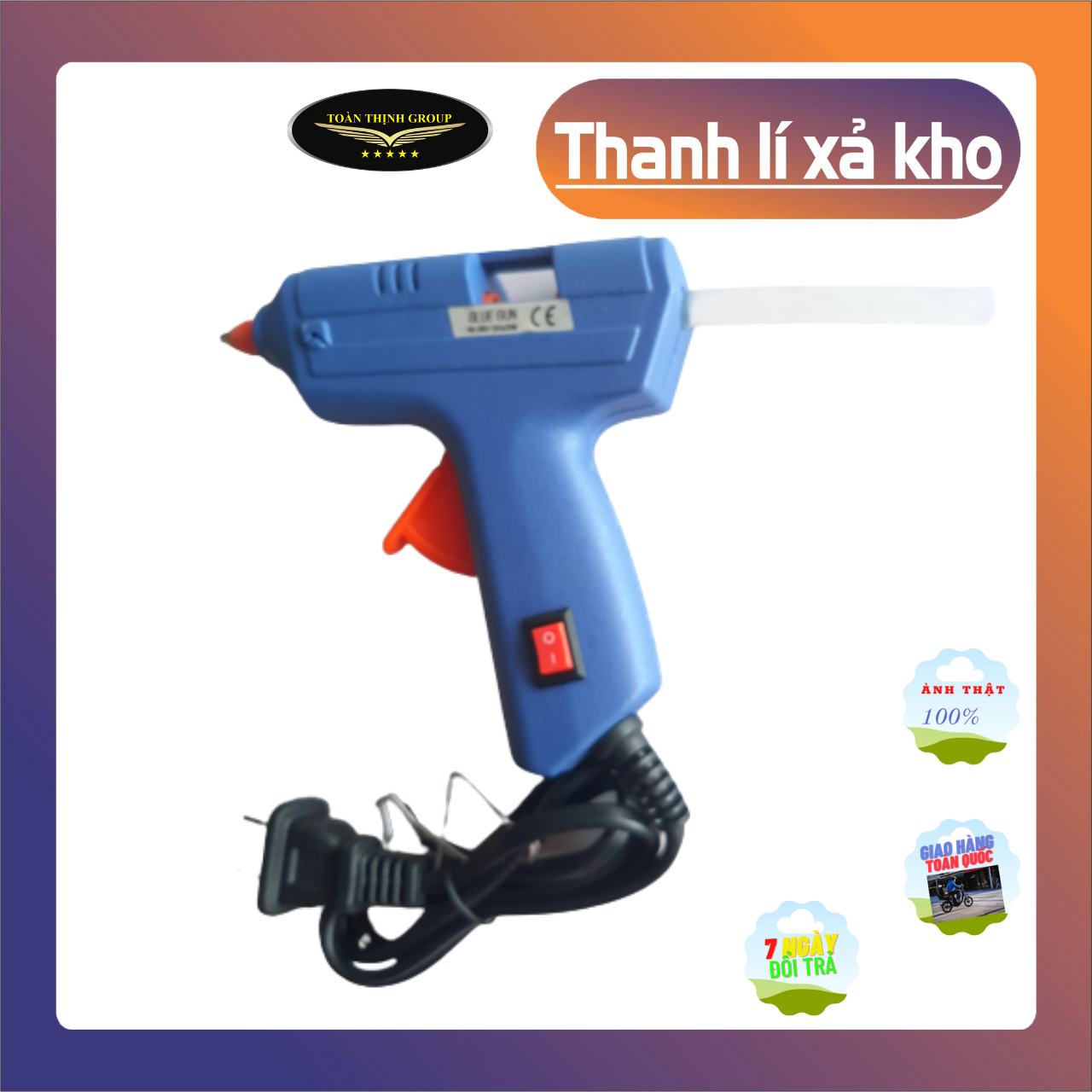 [SALE] Súng Bắn Keo Nến Điện 20W, 60W Máy Bắn Keo Silicon Cây Nhỏ 20W và 60W Tặng Kèm Cây Nến