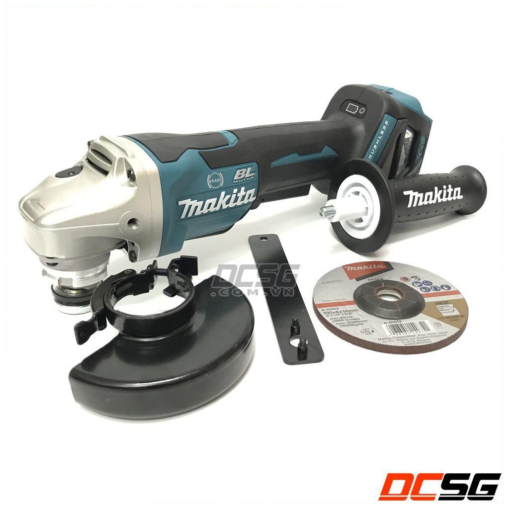 Máy mài góc 100mm dùng pin 18v makita dga417z