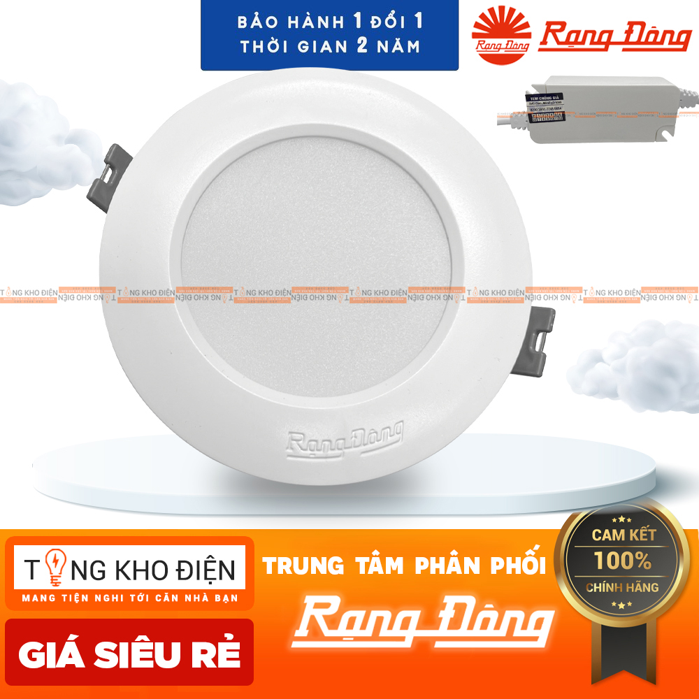 Đèn LED âm trần downlight Rạng Đông 7W, 9W, 12W ChipLED SAMSUNG - HÀNG CHÍNH HÃNG