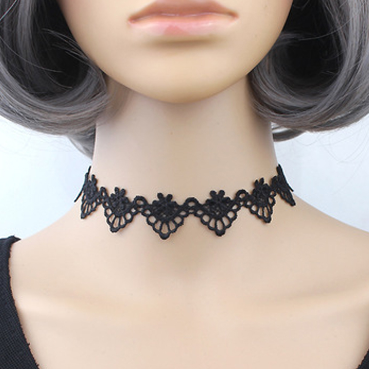 Freeship vòng cổ tattoo kiểu ren siêu xinh vcc023