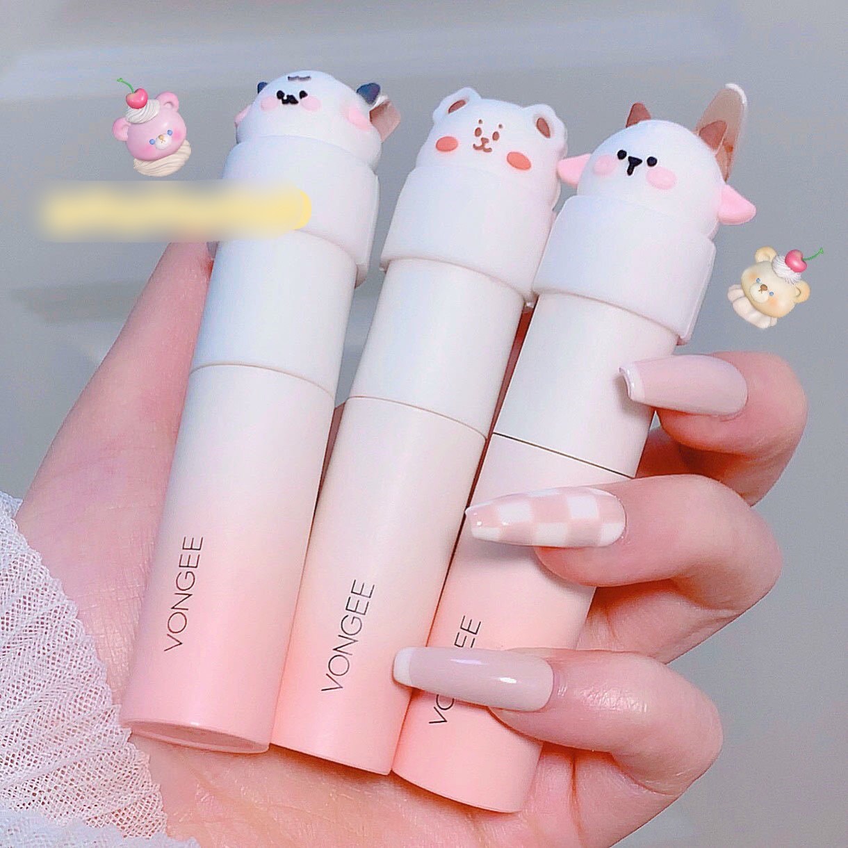 Son Cừu Con VONGEE chất kem lì, lâu trôi, chống nước - Nội địa chính hãng
