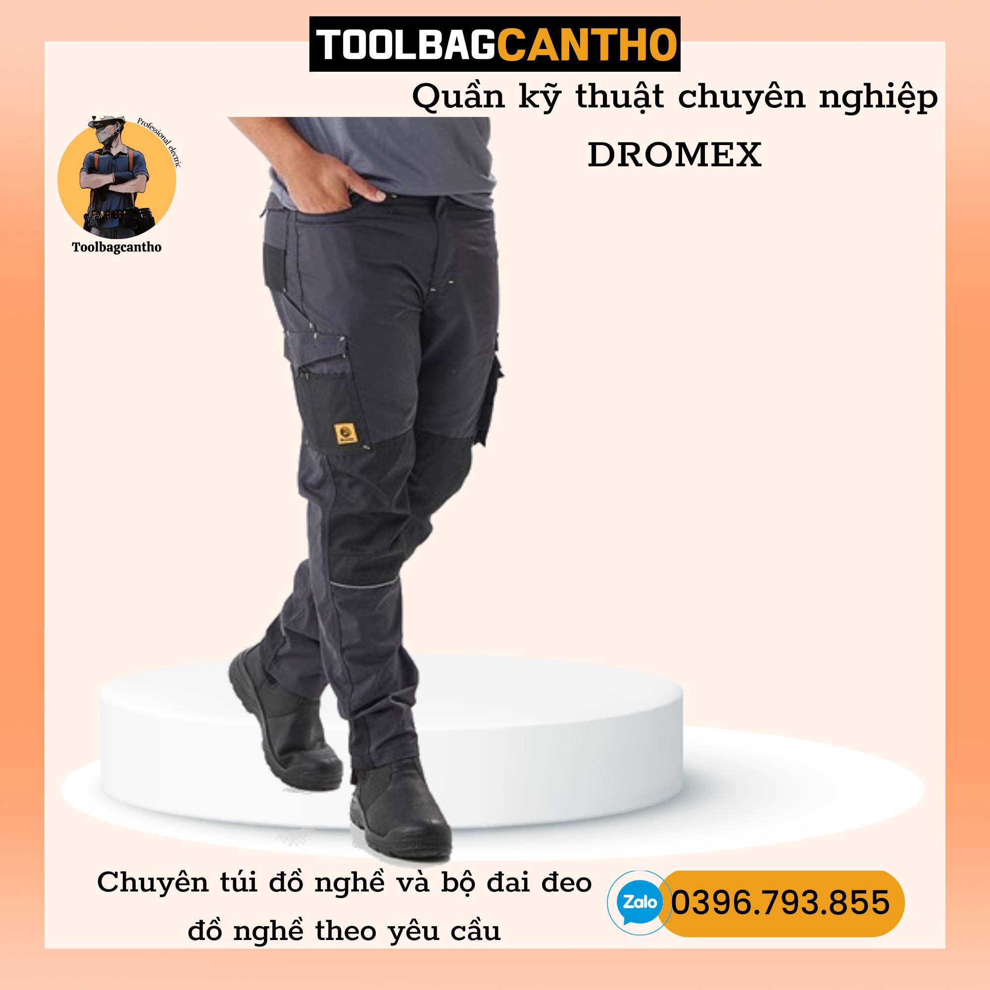 Quần kỹ thuật chuyên nghiệp DROMEX/Quần kỹ thuật nhiều túi