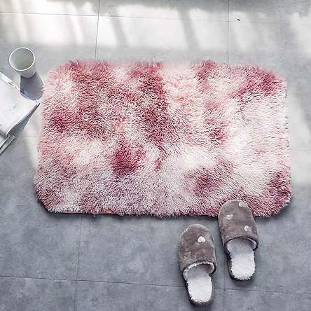 (GIAO MÀU NGẪU NHIÊN)Thảm lông trong nhà ,thảm lau chân 40x60cm-Thảm lông lau chân 40x60cm siêu mềm, sạch sẽ