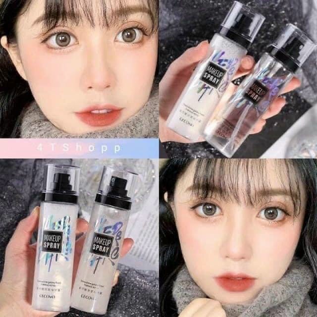 [HCM]XỊT KHOÁ NỀN & BẮT SÁNG CĂNG BÓNG LỚP MAKEUP SUỐT 8 TIẾNG SPRAY