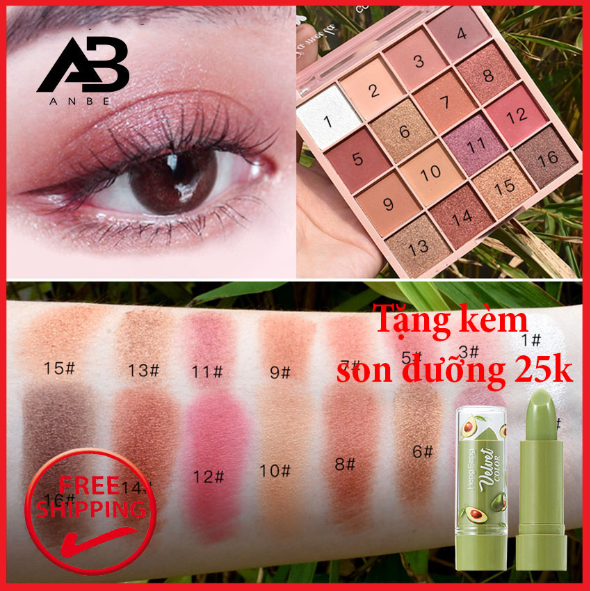 [CHUYÊN SỈ] Bảng Phấn Mắt Nội Địa Trung Eye Shadow Coffee Đẹp Tặng Son Dưỡng Môi Trái Bơ 25k