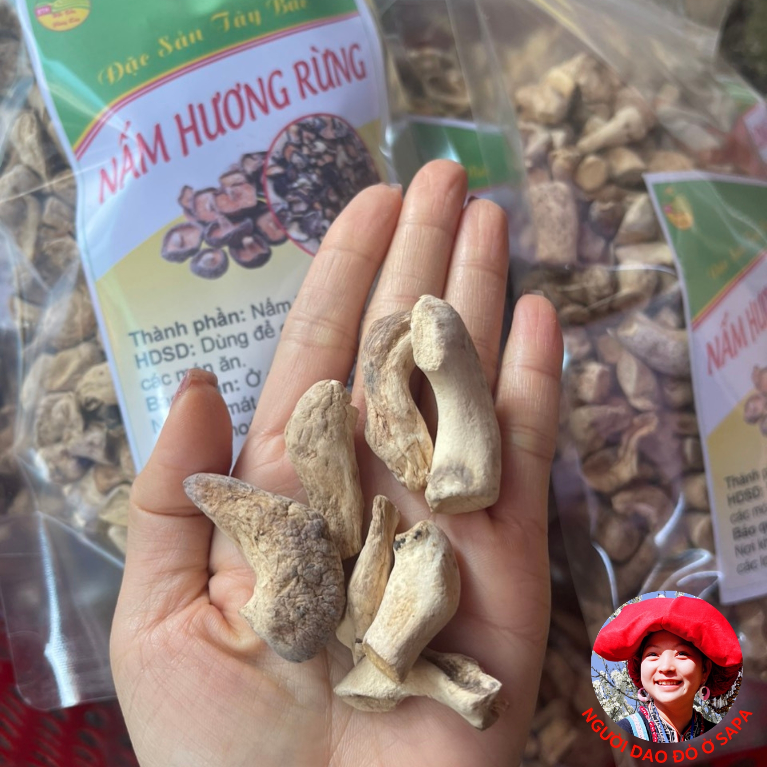 Chân nấm hương khô sạch làm ruốc, chân nấm đông cô, hương to hữu cơ loại 1 1kg. Đặc sản nấm đông cô, hương xiên rừng sapa Tây Bắc