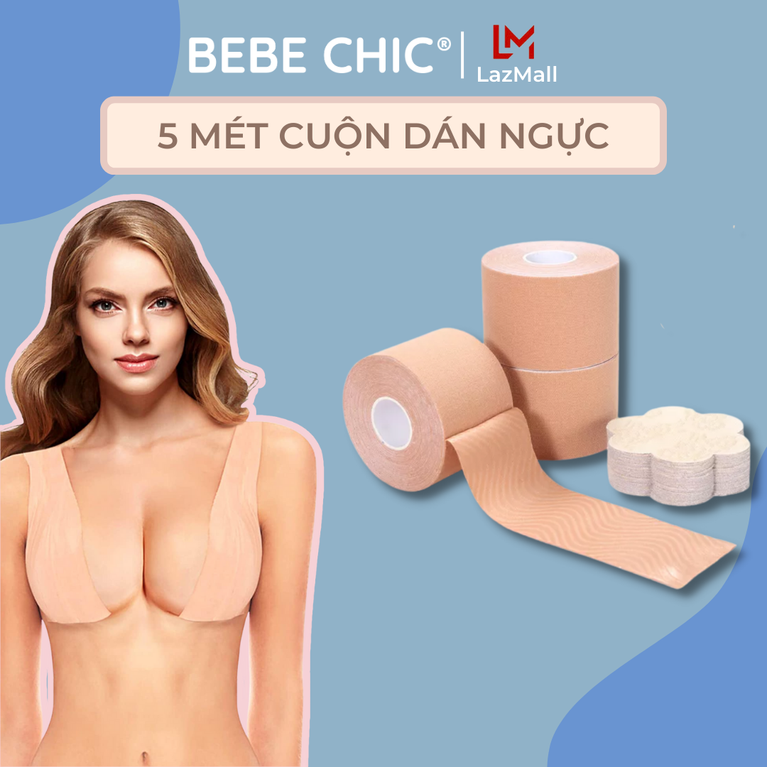 Cuộn băng dán nâng ngực 5 mét - có thể tạo nhiều kiểu đa dụng cho nữ bebechic