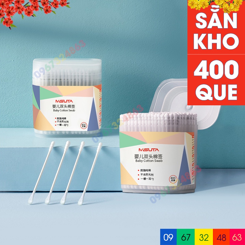 Tăm bông misuta cao cấp cho bé