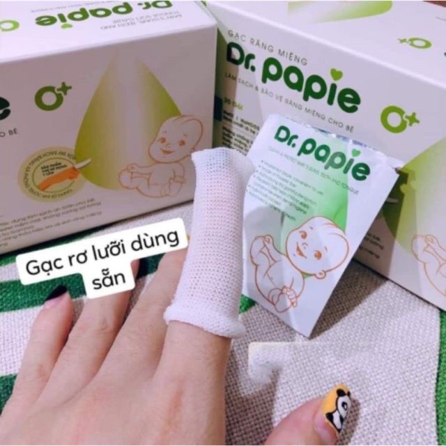 Gạc Rơ Lưỡi Dr.Papie - Mokids