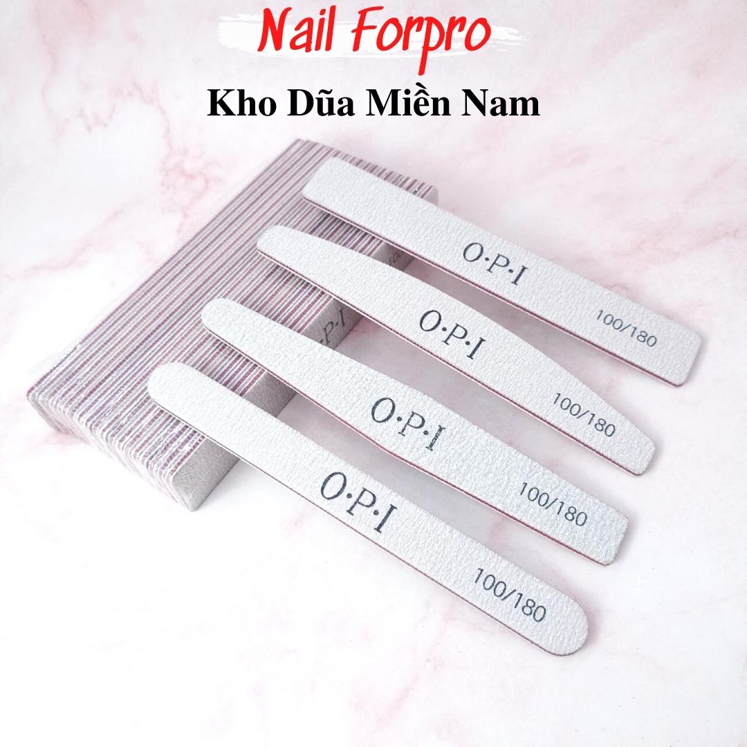 Dũa opi lõi dày dũa móng tay móng gel độ nhám 100/180