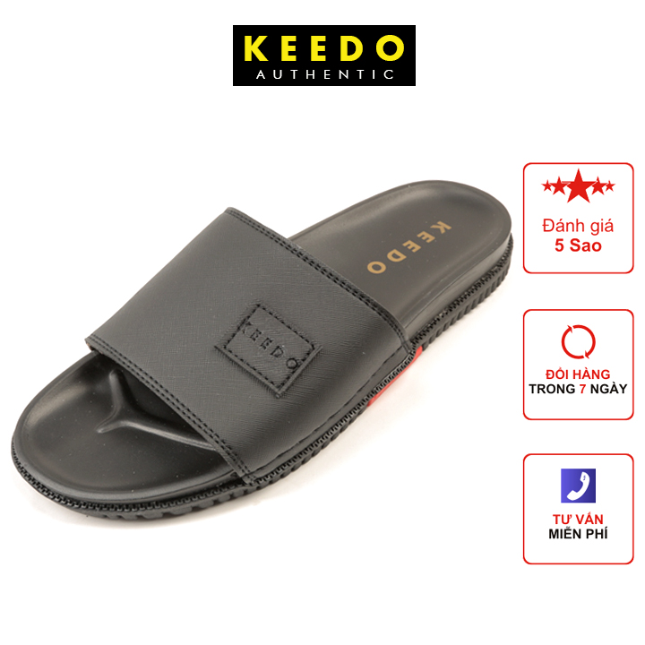 Dép nam quai ngang cao cấp keedo kd2809 mẫu mới