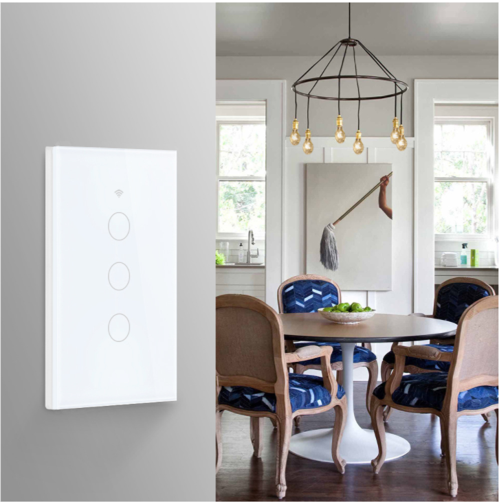 Công tắc thông minh Wifi, Công Tắc Cảm Ứng mua ở TPHCM, Công Tắc Wifi RF433 Tuya Smart Life 2,3, 4 Nút có điều khiển từ xa - Công tắc bật tắt đèn thông minh - Bảo hành UY TÍN Toàn quốc - LỖI 1 ĐỔI 1 - DEAL24H