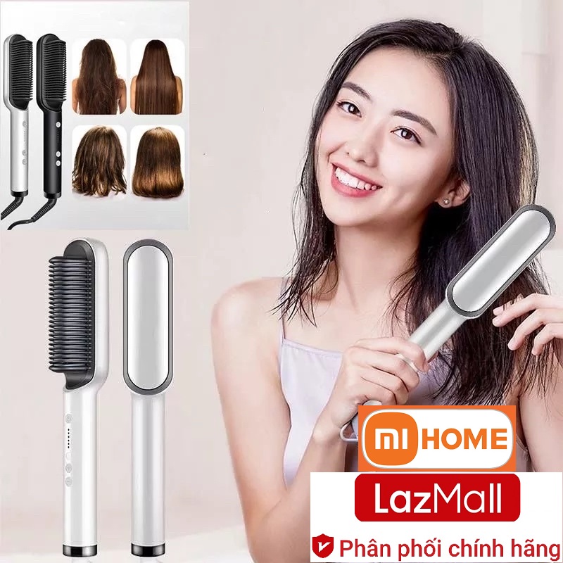 LazMall Play Lược Điện Xiaomi Chải Tóc Tạo Kiểu - Kiêm Máy Uốn - Duỗi - Ép Tóc Flash Sale Teaser Ico