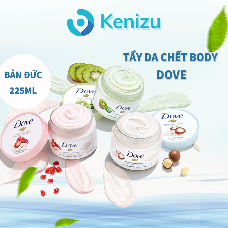 Tẩy da chết Dove Exfoliating Body Polish 225ml - Hàng Đức