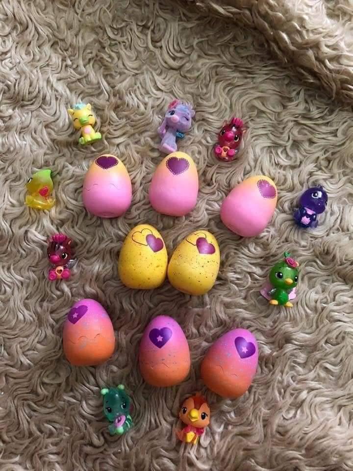 Set 10 quả trứng hatchimals mix màu