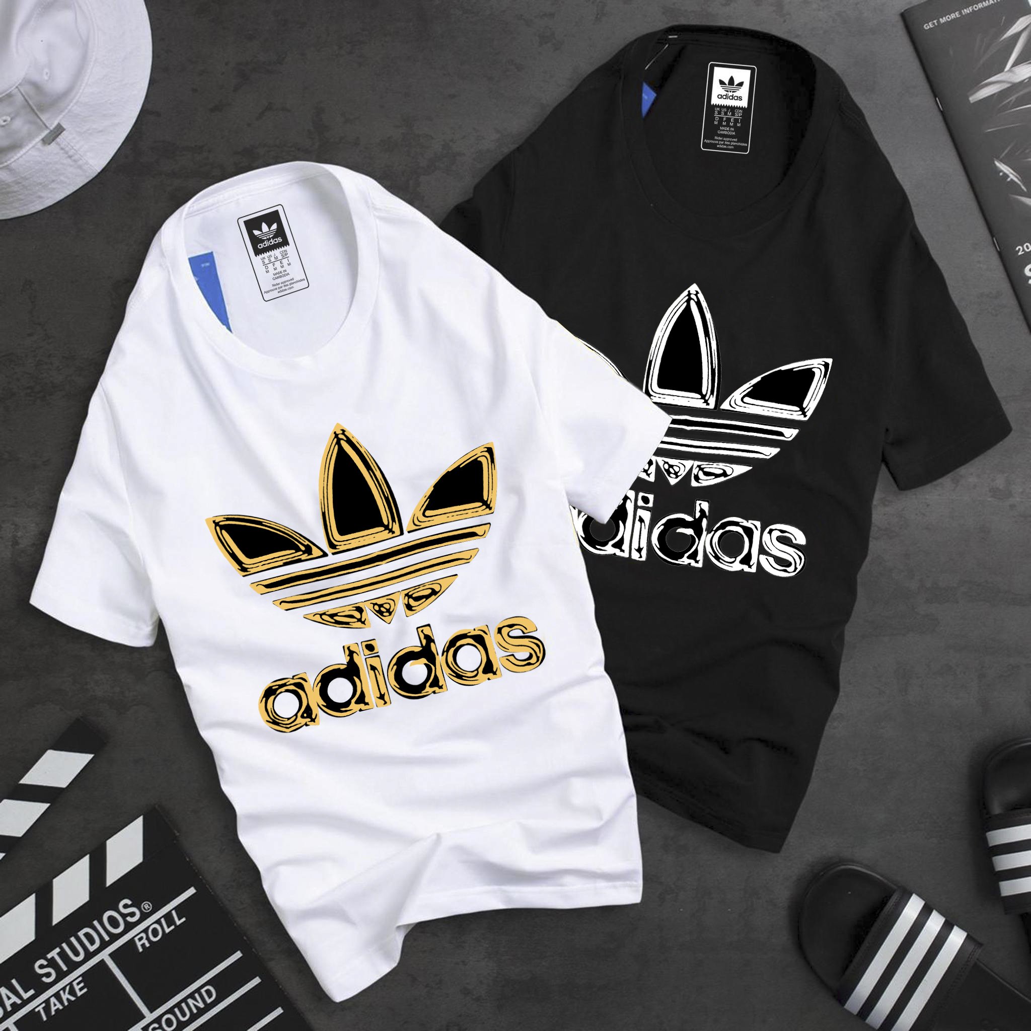 Áo thun adidas nam nữ chính hãng 100% cotton adidas họa tiết 13