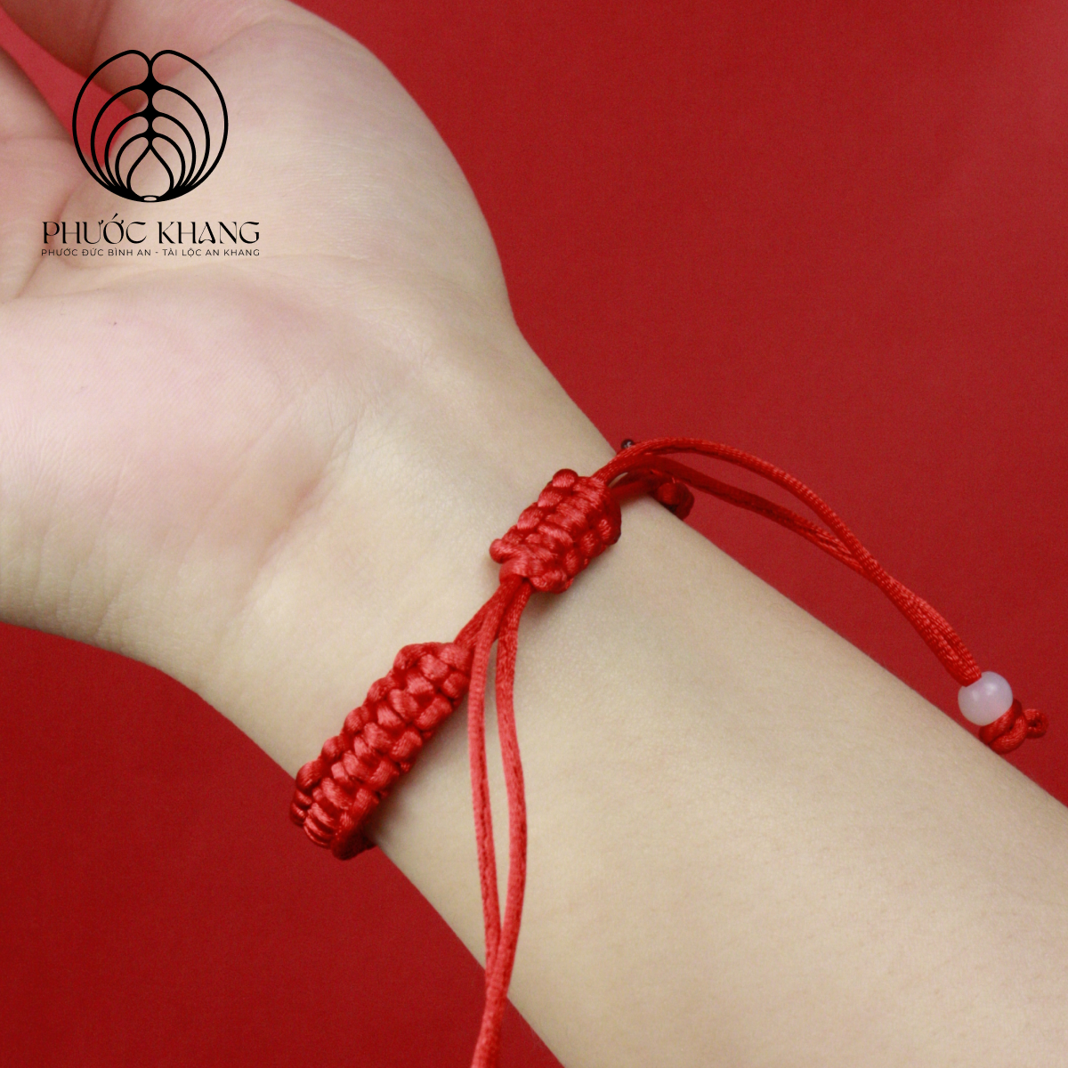 Vòng chỉ đỏ may mắn phước khang