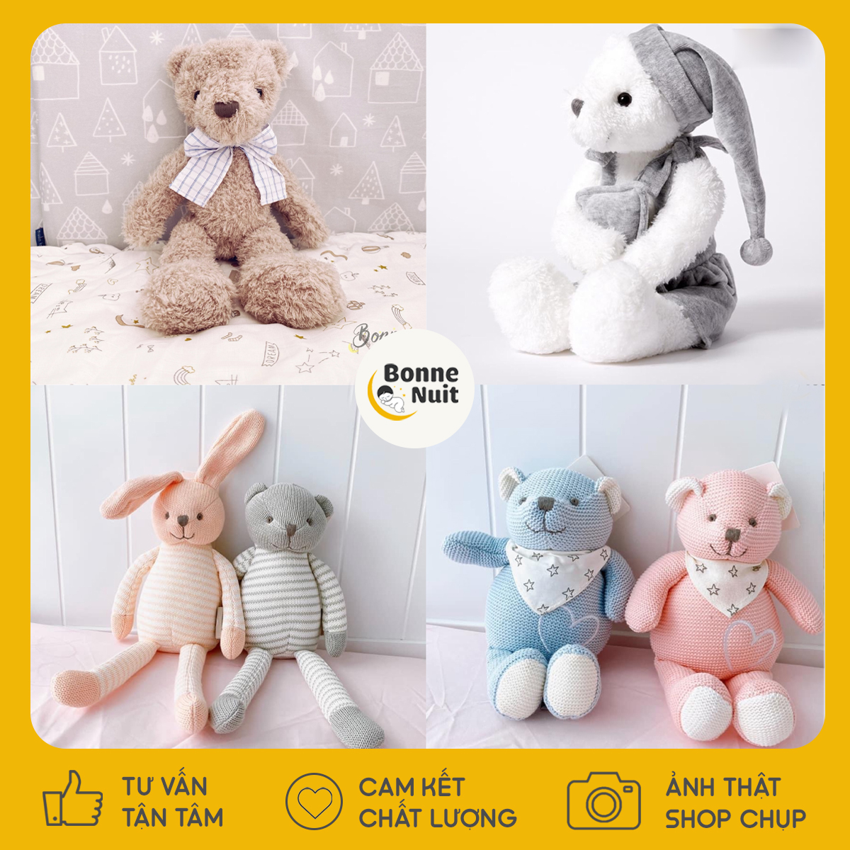 Thú bông Soft Life có chứng nhận an toàn cho bé