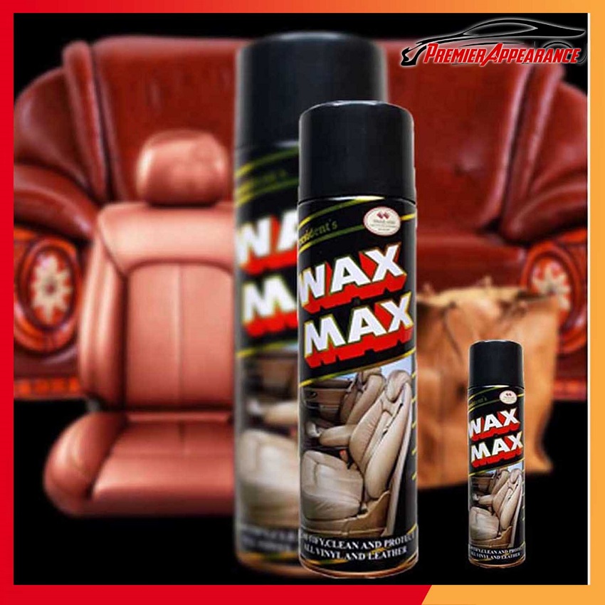 Chai Xịt Bóng Nội Thất Xe Waxmax, Xịt Bóng Taplo, Ghế Da, Chăm Sóc Xe, Bình 500ml