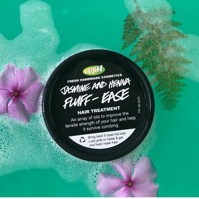 Kem ủ dưỡng tóc LUSH - Jasmine And Henna Fluff-Ease hair treatment