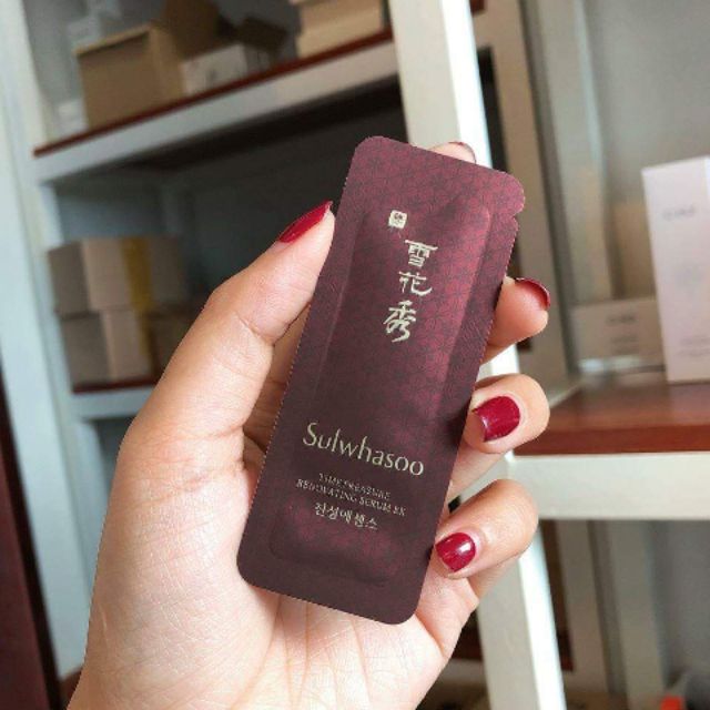 COMBO 10 GÓI SERUM CHỐNG LÃO HÓA THÔNG ĐỎ SULWHASOO