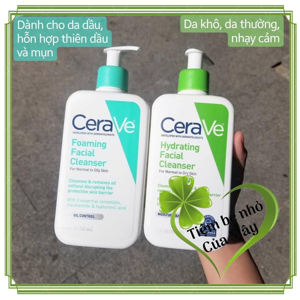Sữa Rửa Mặt Cerave Foaming Facial Cleanser 473Ml